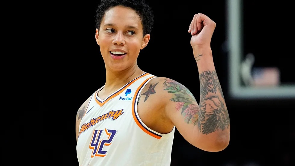 Phoenix Mercurys Brittney Griner.