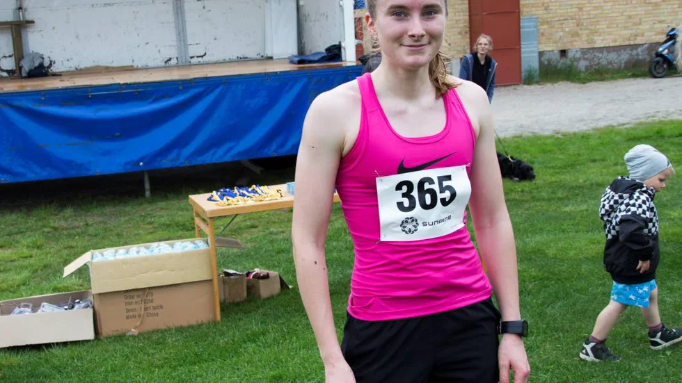 Ebba Stenman slutade trea i Tjejjoggen 2019.
