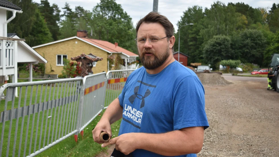 Henrik Isacsson är VA-chef i Ydre kommun. 