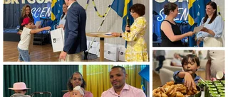 Nya medborgare firades med flaggor och bullar