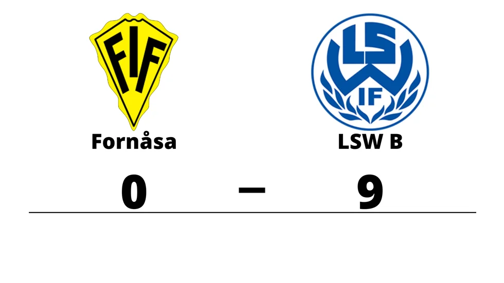 Fornåsa IF förlorade mot LSW IF B