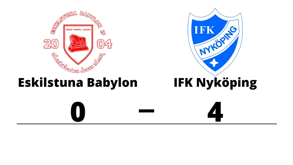 Eskilstuna Babylon IF förlorade mot IFK Nyköping