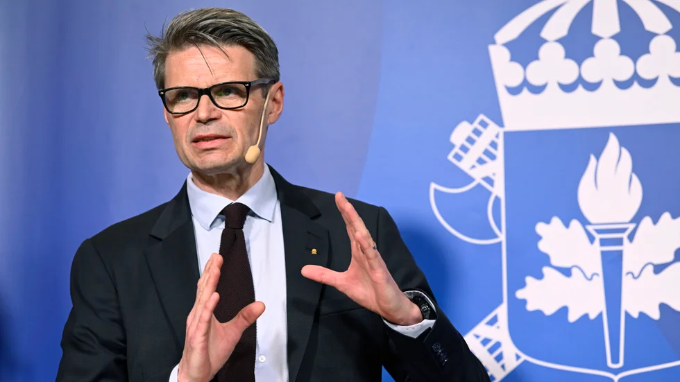 Fredrik Hallström, chef för kontraterrorism på Säpo. Arkivbild.