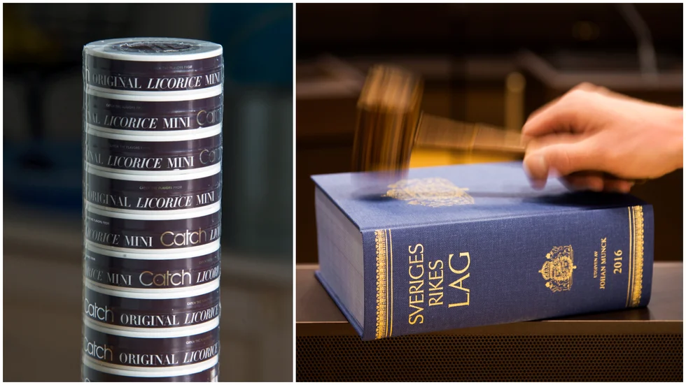En stock snus blev rånarens byte. Han greps direkt och döms nu till fängelse. 