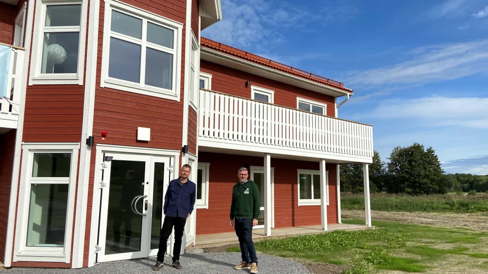 Mattias Vetterbring och Petter Dahl från bolaget Anero som ska driva verksamheten.