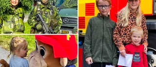 Elsa, 10 år, släckte eld med brandsläckare