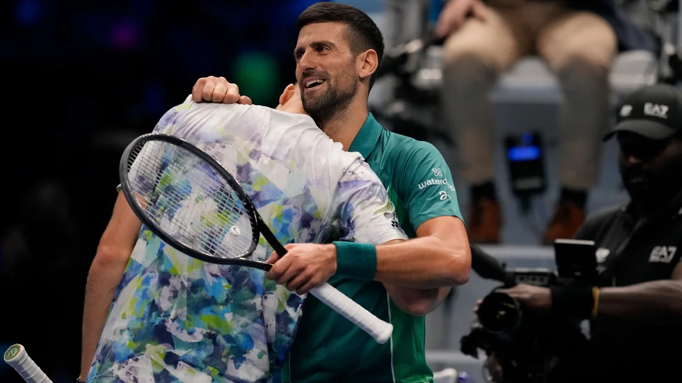 Novak Djokovic besegrade Hubert Hurkacz.