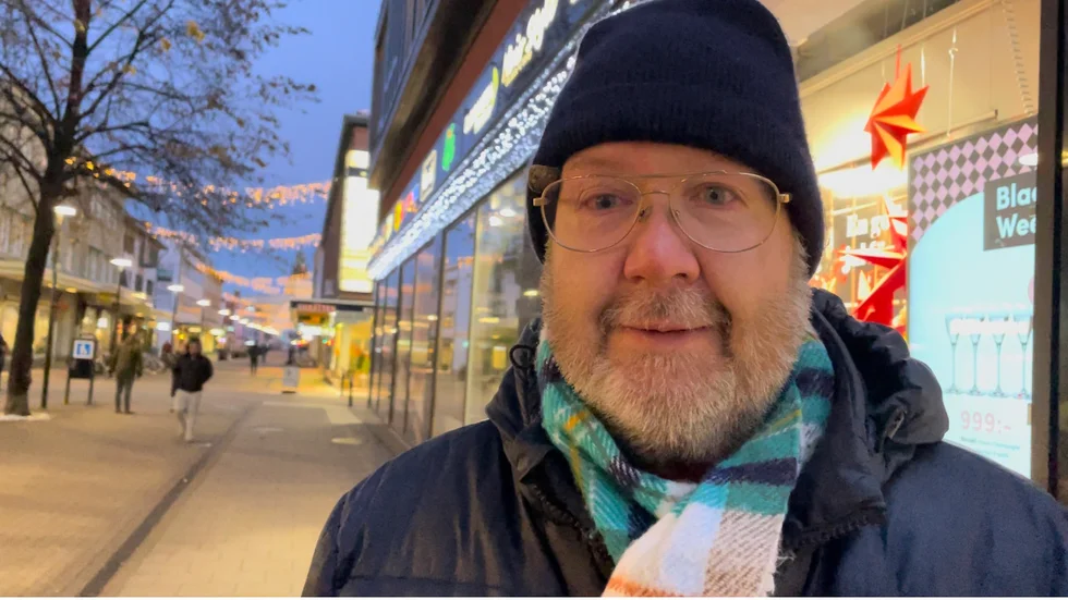 Tommy Lindberg, Skellefteå, var ute på cykeltur när strömmen försvann och stan blev svart. "Det var inte alls trevligt att ta sig fram. Jag kom mig hem till slut i alla fall efter den turen", säger han.
