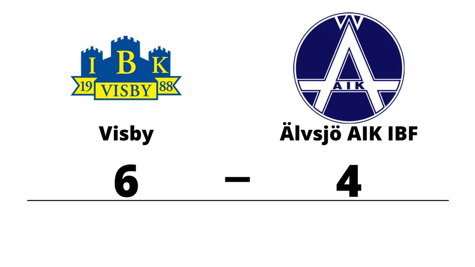 Visby IBK vann mot Älvsjö AIK IBF (B)