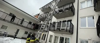 Brandlarmet gick i radhus – räddningstjänsten ryckte ut