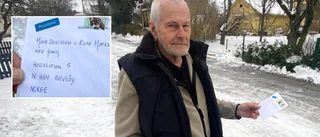 Brev hamnade fel två gånger – "Är ju helt fel land"