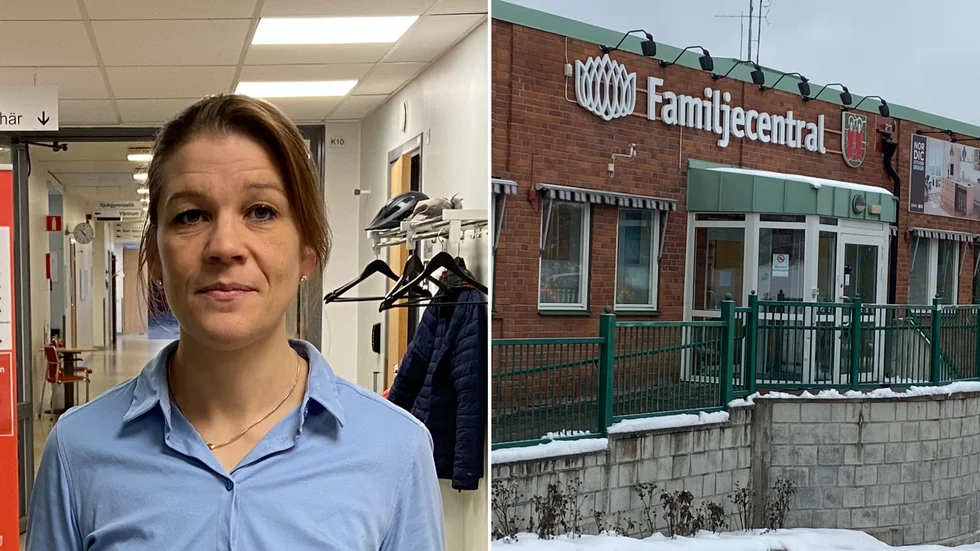 Vårdcentralens verksamhetschef Mirja K Waldenström berättar att fyra sjuksköterskor fick sätta sig på familjecentralen, där internet fungerade, för att utföra sina arbetsuppgifter.
