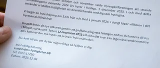 Låst läge mellan Hyresgästföreningen och Lundströms