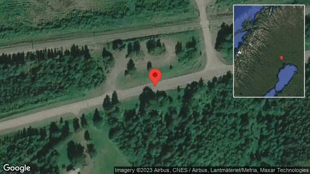 Stopp på väg 356 på grund av en olycka