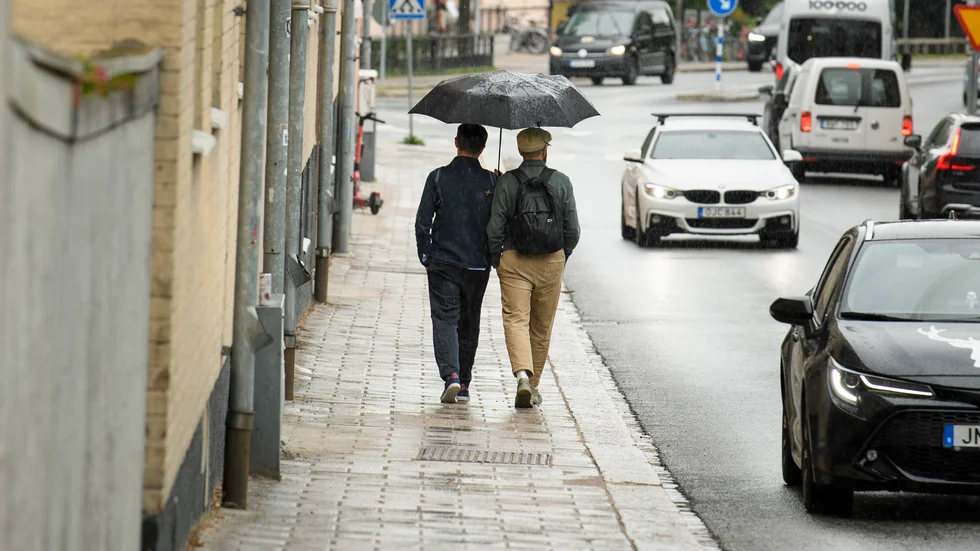 Det blev en dyngsur start på augusti i Uppsala.