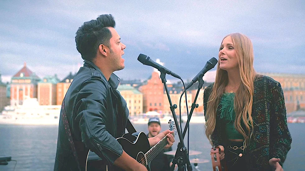 Joel Nuñez och Cecilia Kallin laddar inför riksfinalen i P4 Nästa den 1 september.