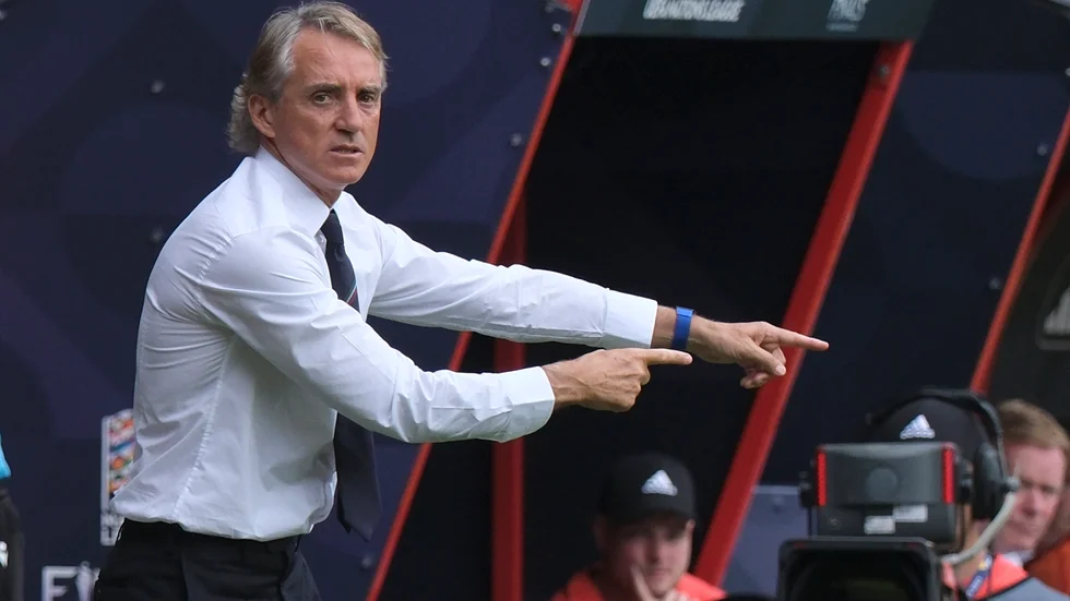 Roberto Mancini tar över Saudiarabiens landslag. Arkivbild.