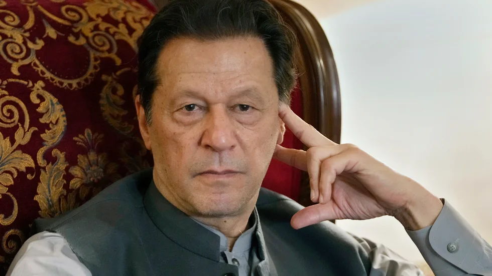 Pakistans förre premiärminister Imran Khan. Arkivbild.