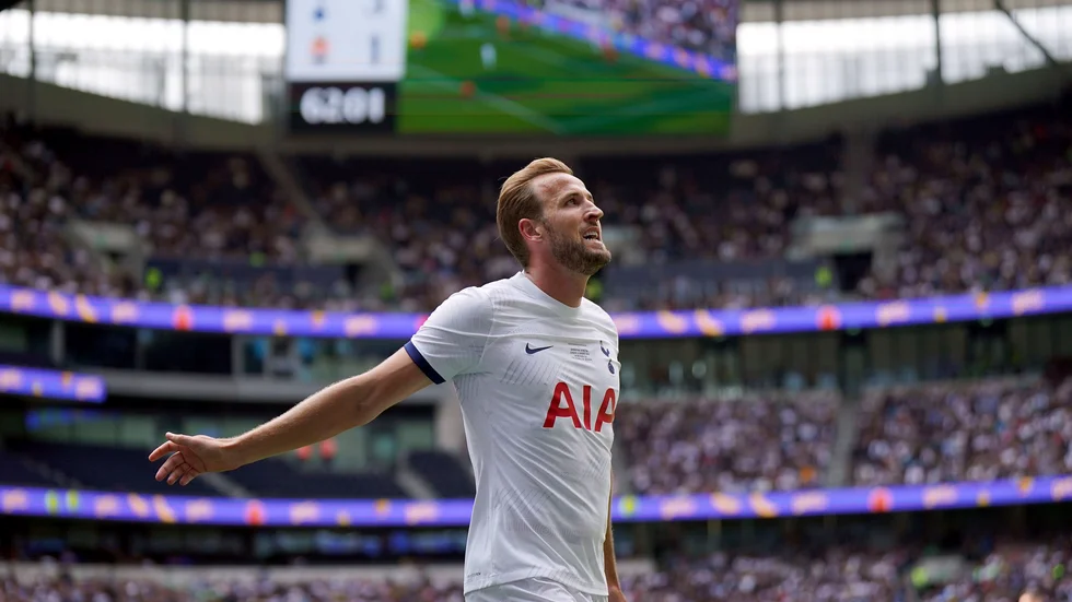 Harry Kane har gjort sitt i Tottenham för den här gången. Arkivbild.