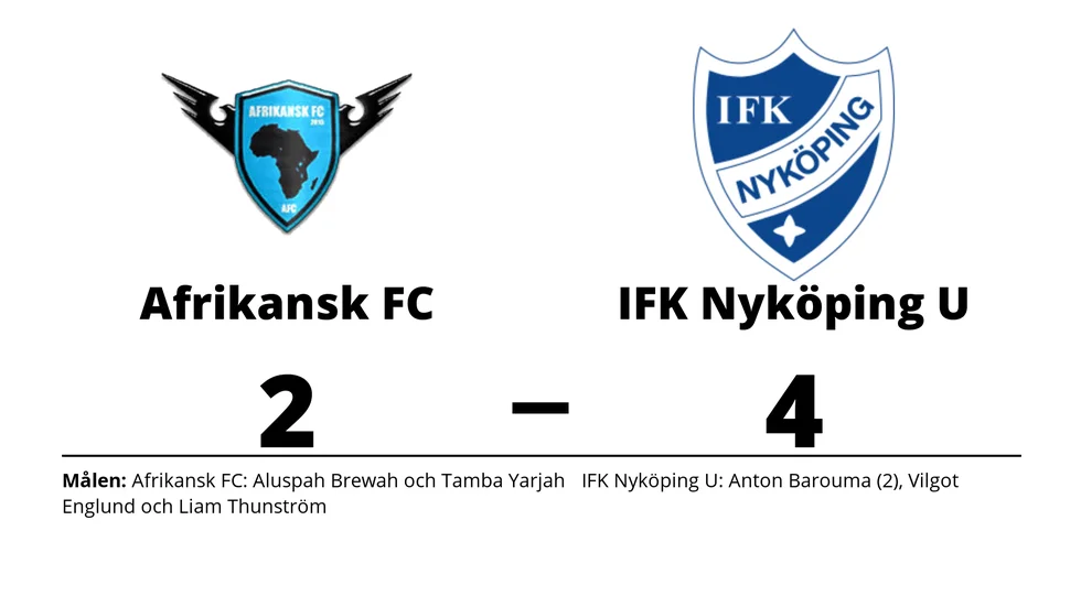 Afrikansk FC förlorade mot IFK Nyköping U