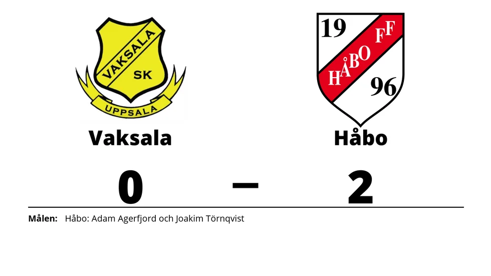 Vaksala SK förlorade mot Håbo FF