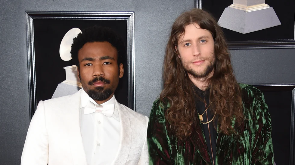 Donald "Childish Gambino" Glover och Ludwig Göransson på Grammygala i Los Angeles 2018. Snart är ny musik på gång, bekräftar Glover. 