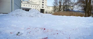 Blodet är kvar på brottsplatsen: "Vi har inget saneringsansvar"