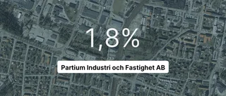 Omsättningen tar fart för Partium Industri och Fastighet AB - men resultatet sjunker