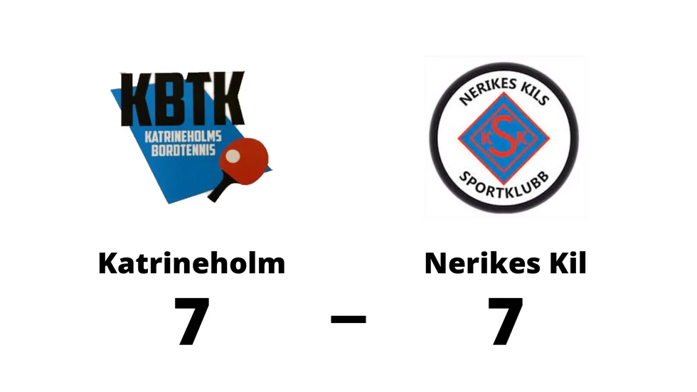 Katrineholms BTK spelade lika mot Nerikes Kils SK