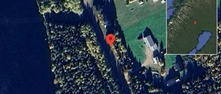 Stopp på väg 755 på grund av en singelolycka