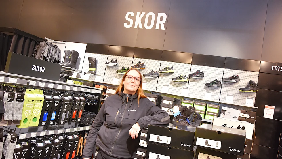 Charlotte Berggren handplockades till jobbet som butikschef på Swedols nyetablerade butik i Boden.