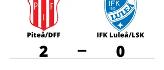 Seger för Piteå/DFF hemma mot IFK Luleå/LSK