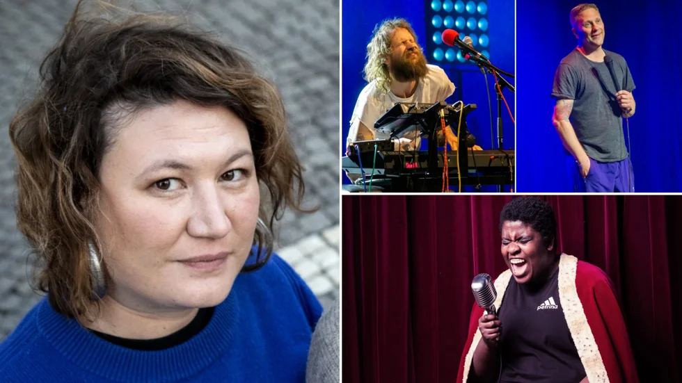 Ina Lundström, Henrik Nyblom, Magnus Betnér och Petrina Solange uppträder alla i Nyköping under tisdagen.