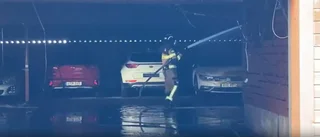Se skadorna dagen efter storbranden