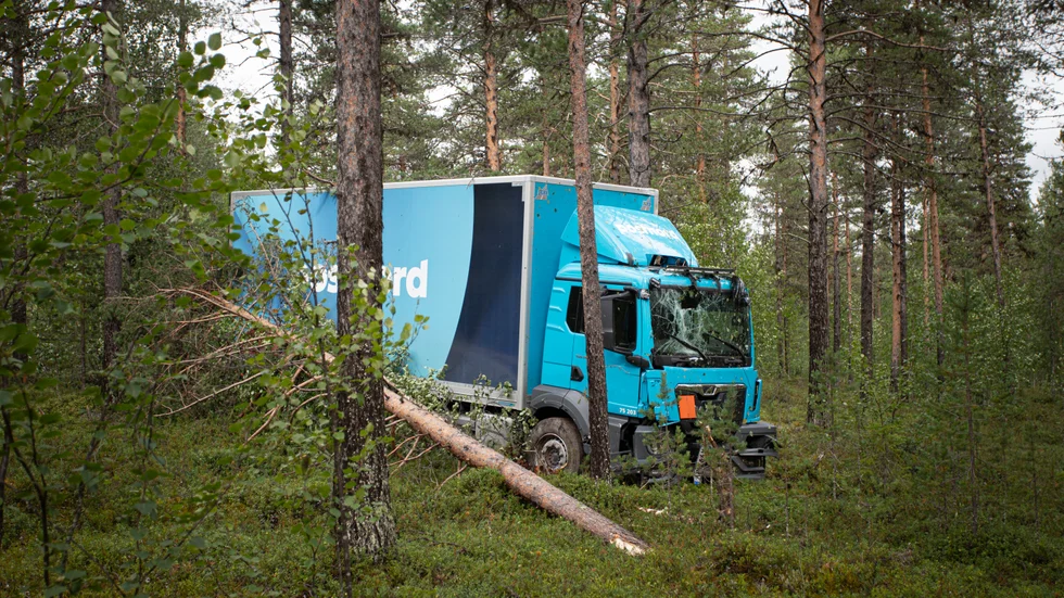 En av förra årets dödsolyckor inträffade utanför Jokkmokk i augusti, när en man i 60-årsåldern av okänd anledning körde av vägen.