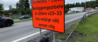 Vägskylt på E4 förbryllar trafikanter