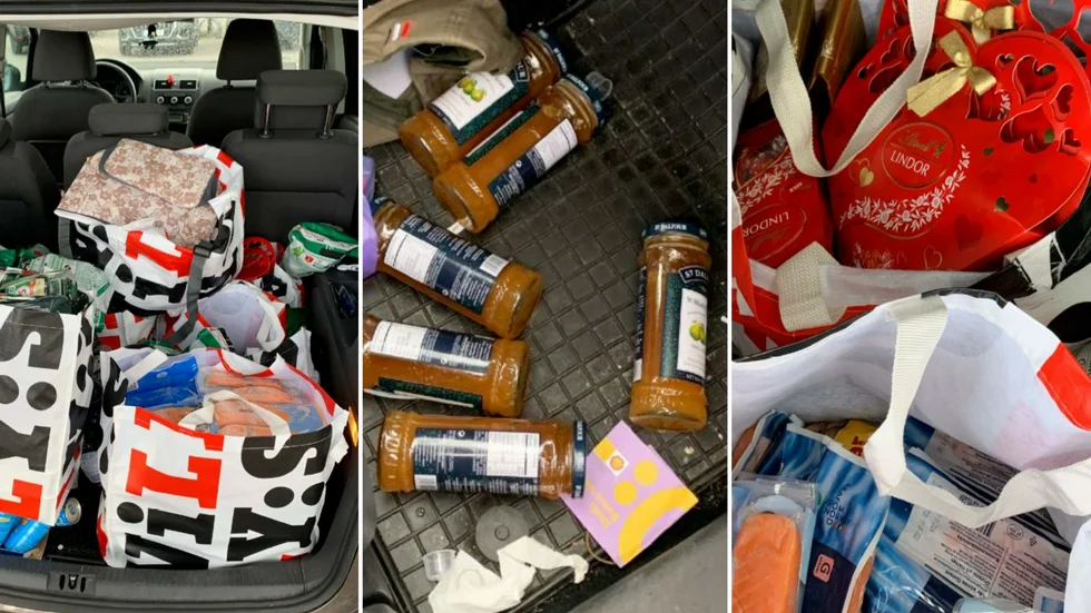 Mannen fyllde två kundvagnar med matvaror för närmare 20 000 kronor och passerade självscanningen på Willys utan att betala.