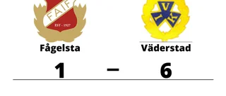 Tung förlust för Fågelsta hemma mot Väderstad