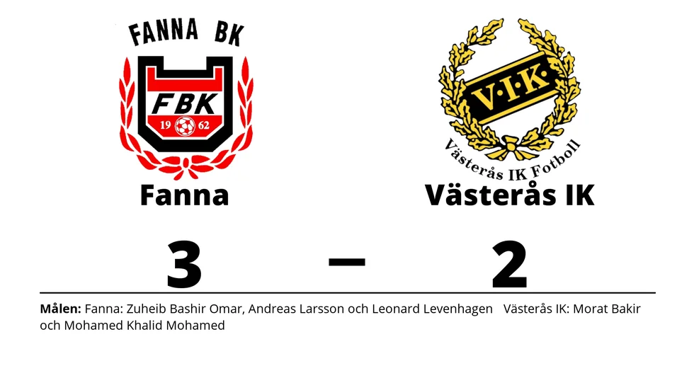 Fanna BK vann mot Västerås IK