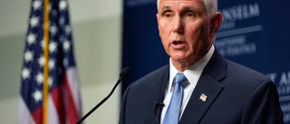 Pence: Trump fara för friheten