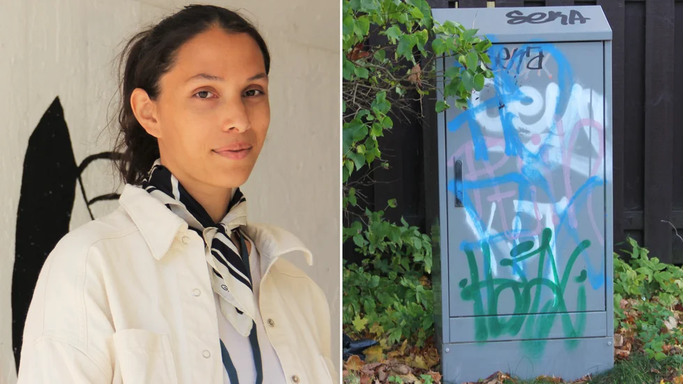 Nu ska klottret saneras i Knivsta och Alsike. "Sedan målningen tillkommit har det inte varit alls varit lika mycket klotter som tidigare på väggen vid stationen", säger Sumaiya Syeda på Knivsta kommun.