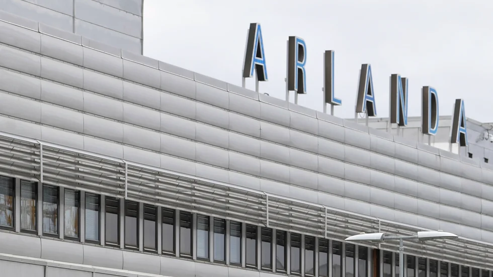 Det första evakueringsflyget landar på Arlanda natten till fredag. Arkivbild.