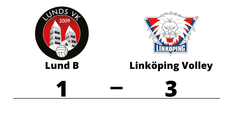 Lund B förlorade mot Linköpings VC