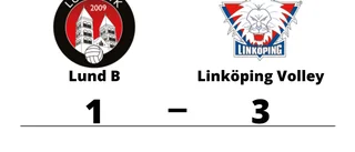 Seger för Linköping Volley på bortaplan mot Lund B