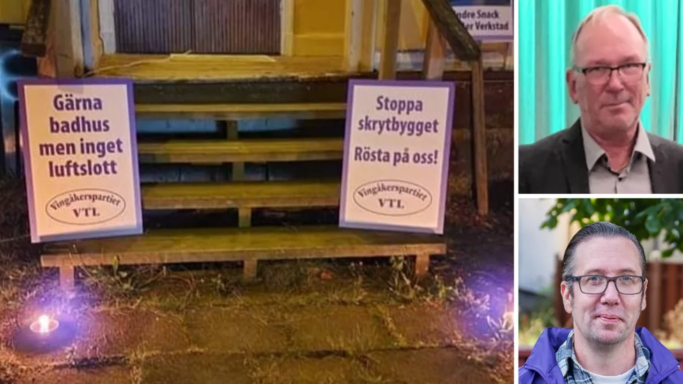 Hans Ekelund och Tommy Björkdal skriver att Vingåkerspartiet var det enda som i valrörelsen sa ifrån om ett sportcenter.