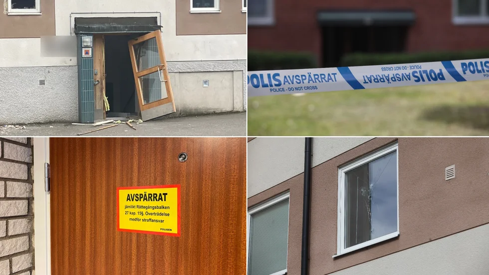 Utredningarna kring sprängningarna i Åker och Ulvhäll liksom skottlossningen i Åker är avslutade. Däremot lever ärendet gällande vårens skjutning in i en lägenhet på Lärkträdsvägen (bilden längst ner till vänster) vidare.