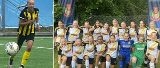 Elvira, 15, inspirerades av bronset – satte hattrick i finalen