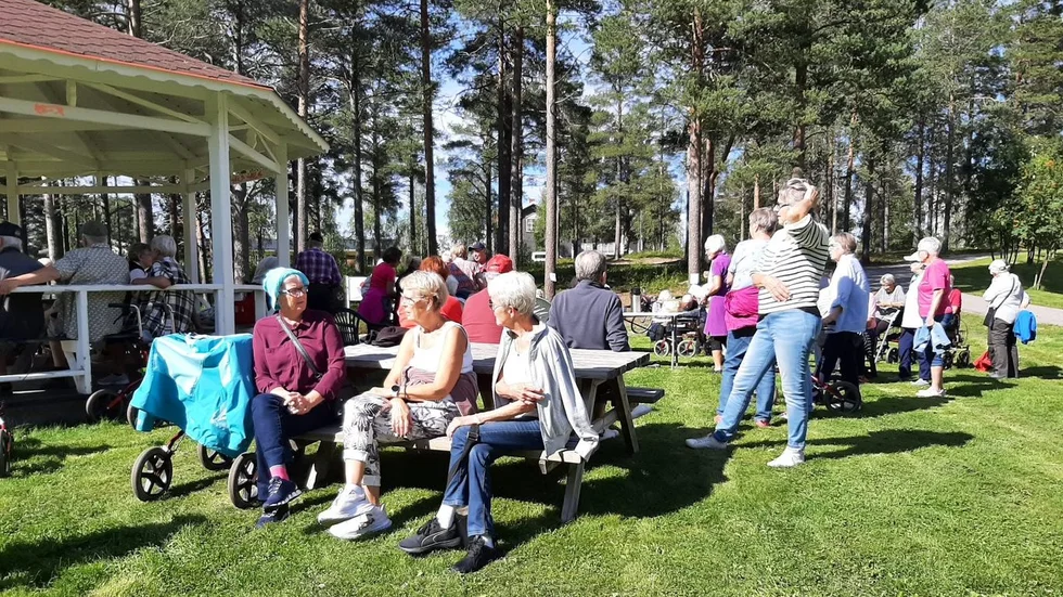 Över 70 medlemmar hade lockats ut i det soliga vädret och deltog i Hjärtlungs friluftsaktivitetsdag.