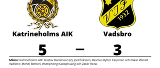 Gustav Danielsson i målform när Katrineholms AIK vann