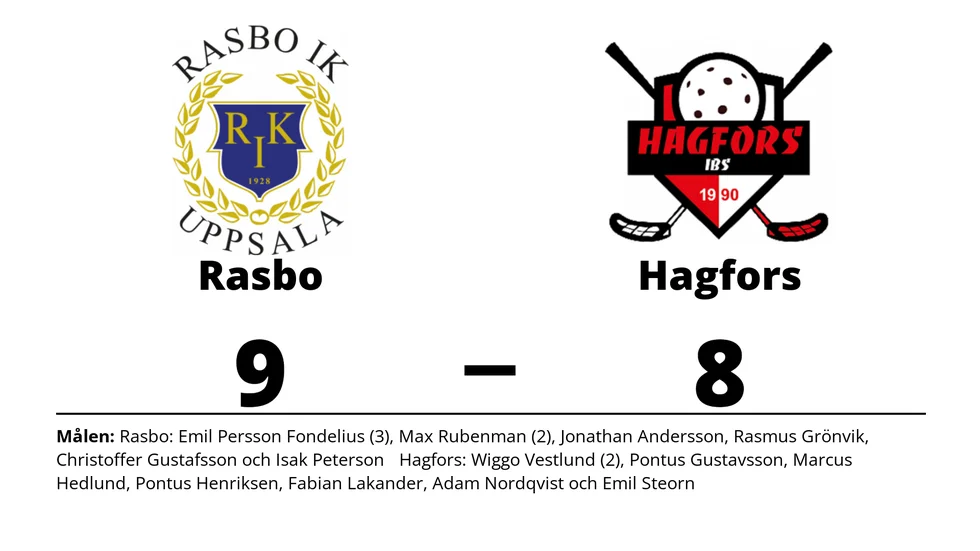 Rasbo IK vann mot Hagfors IBS